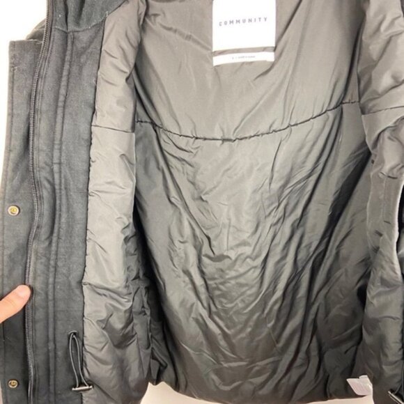 Aritzia Hooded Black Puffer Coat Community Size Small Biko Winter‎ Coat Puffer S - Picture 7 of 8